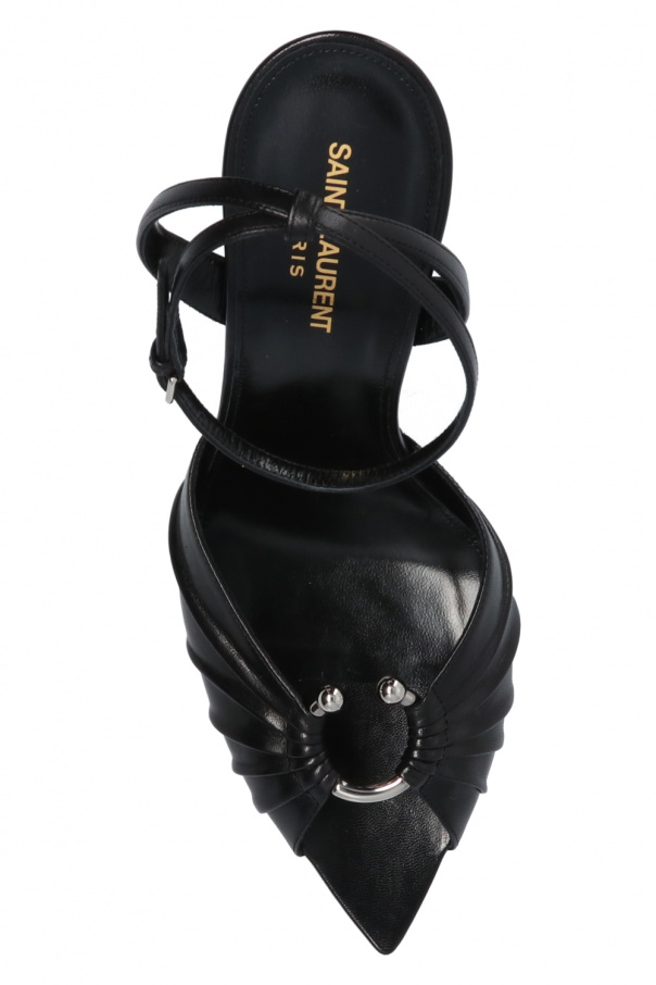 サンダル・ミュール Saint Laurent 'Carine' sandals Saint Laurent TRIBUTE サンダル - Barolo | FWRD